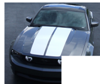 2010-12 Mustang Lemans Racing Stripes - Rounded Corners - Convertible - No Wing - No Scoop